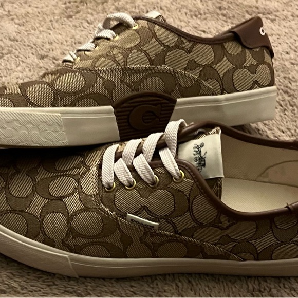 COPY - COACH SIGNATURE “C” khaki SKATE SNEAKER - Picture 4 of 4
